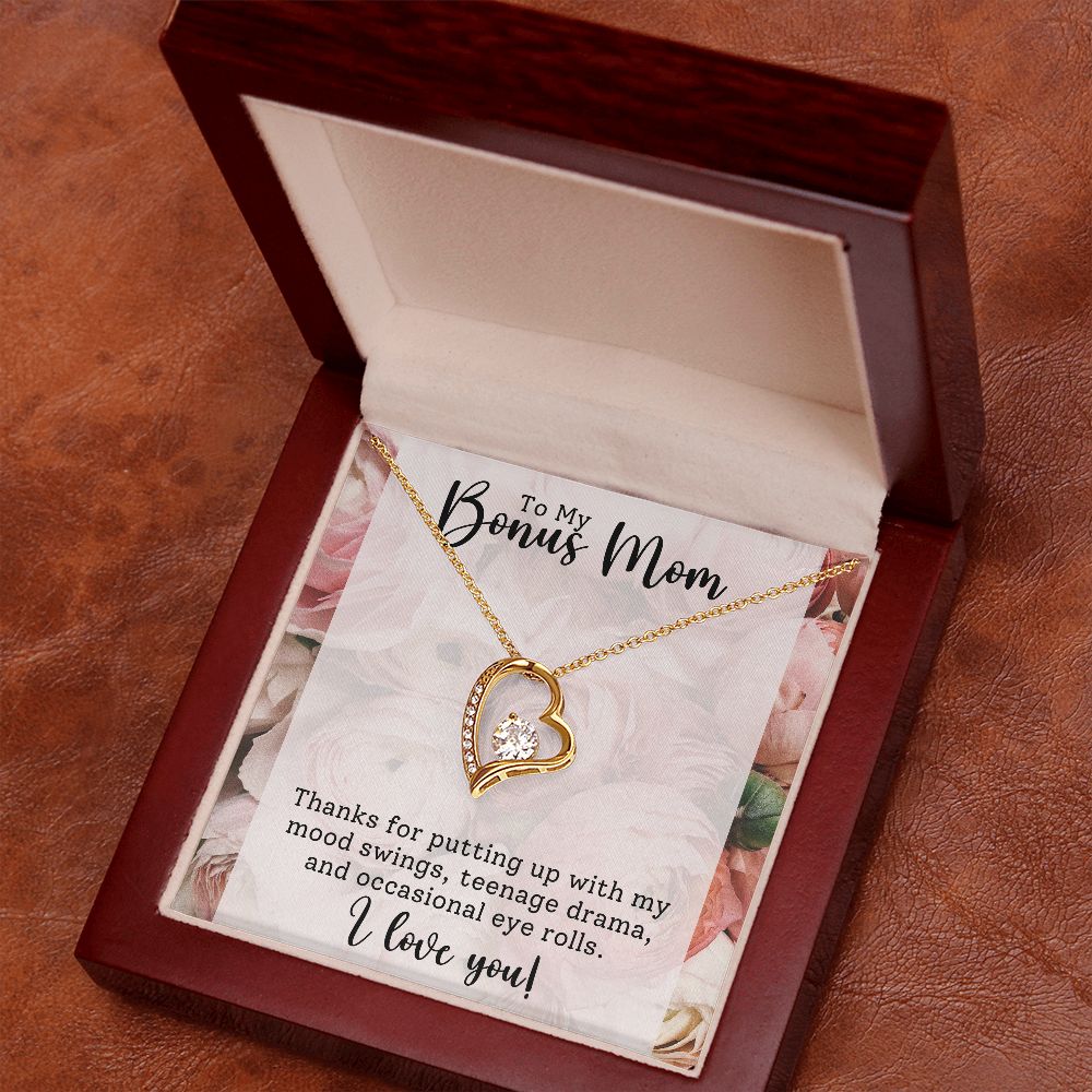 To My Bonus Mom | Forever Love Necklace