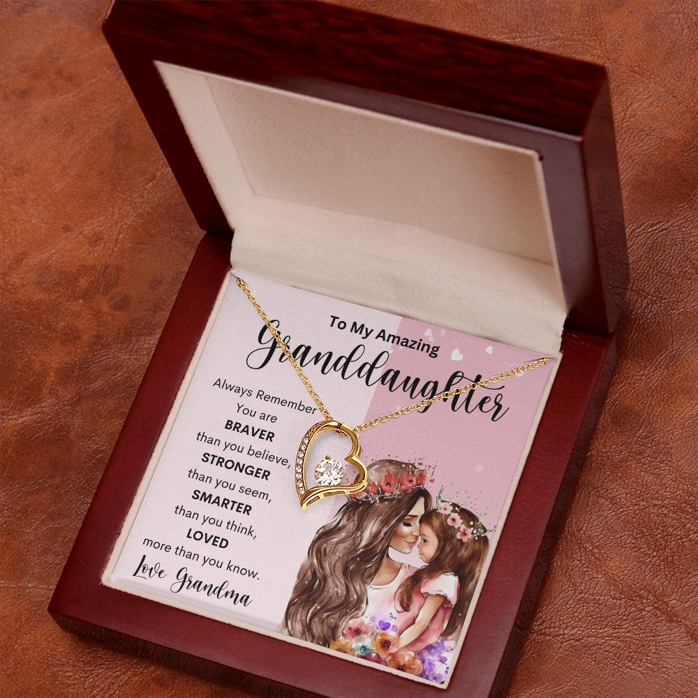 To My Amazing Granddaughter | Forever Love Necklace