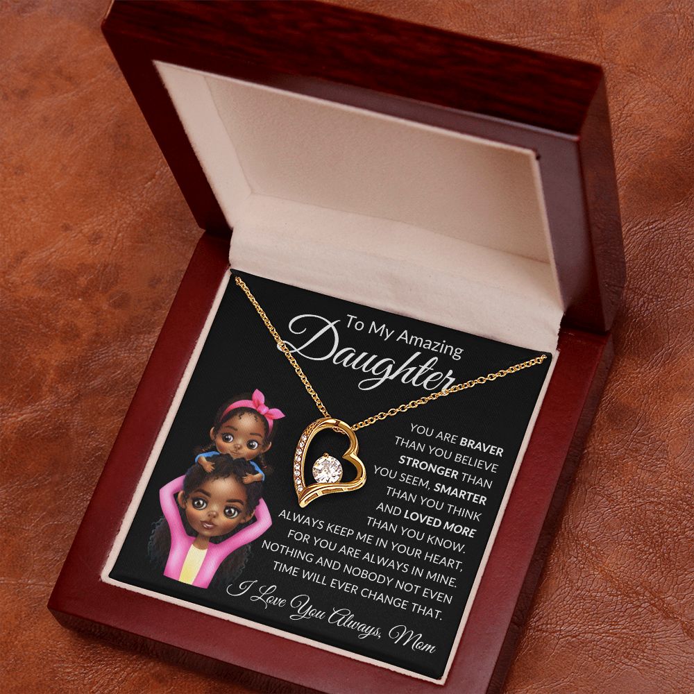 To My Amazing Daughter | Forever Love Necklace