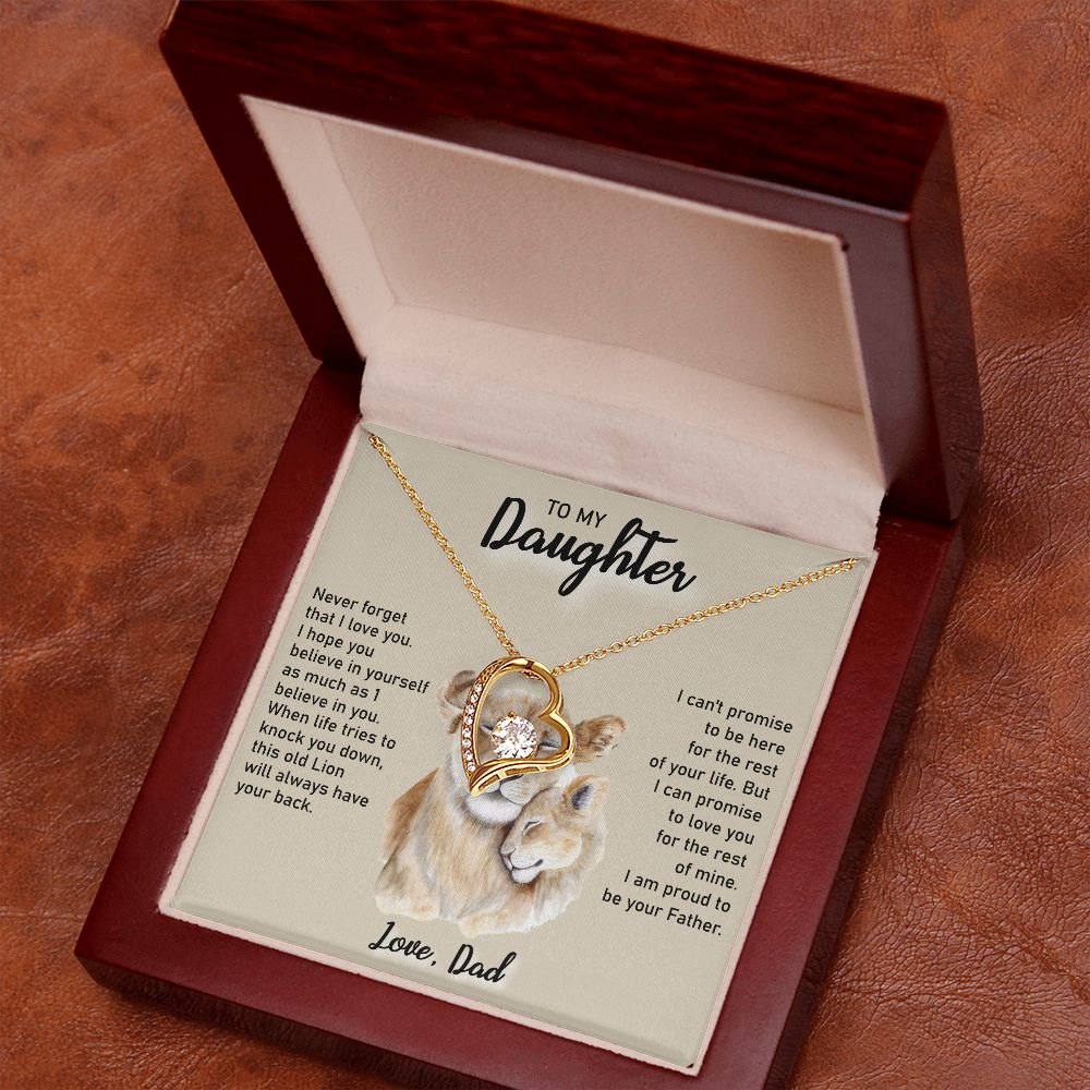 TO MY DAUGHTER LION | Daughter Birthday, Gift From Dad, Dad To Daughter Gift, Daughter Father Gift
