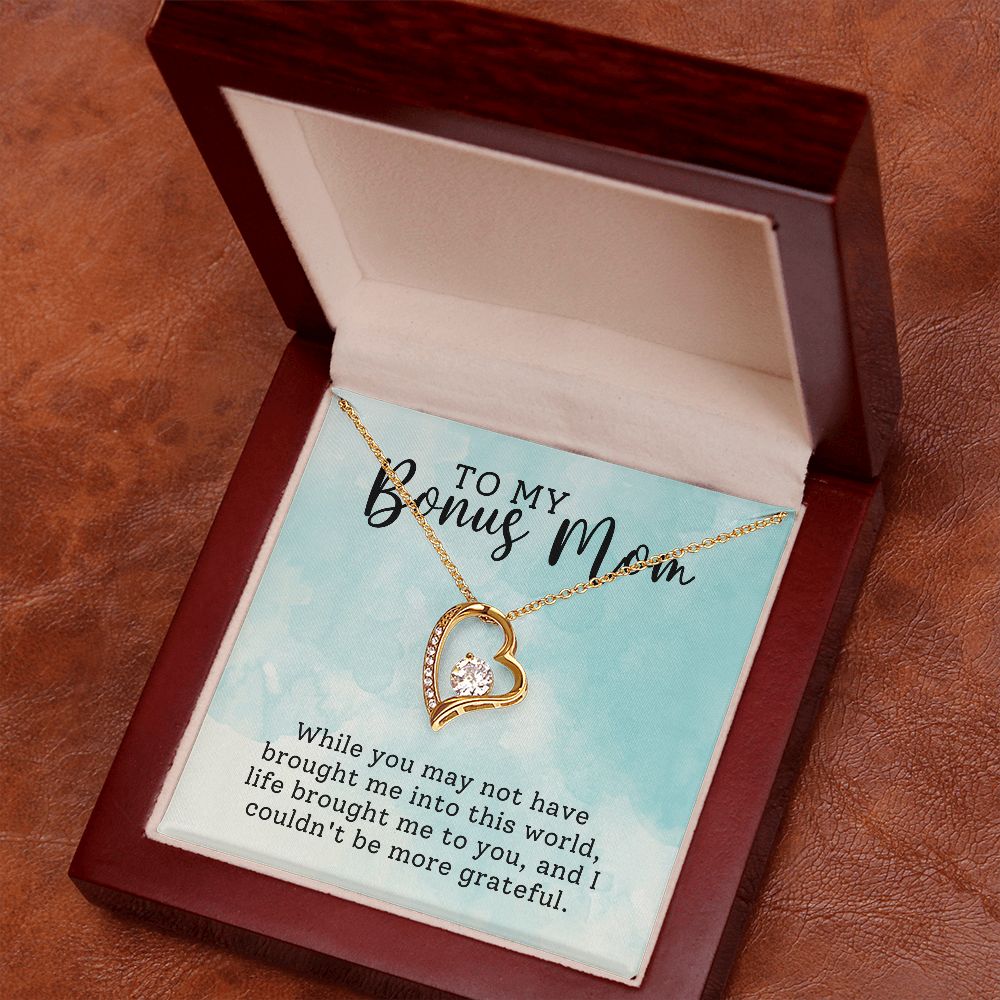 To My Bonus Mom | Forever Love Necklace