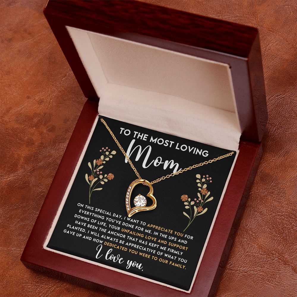 To the Most Loving Mom | Forever Love Necklace
