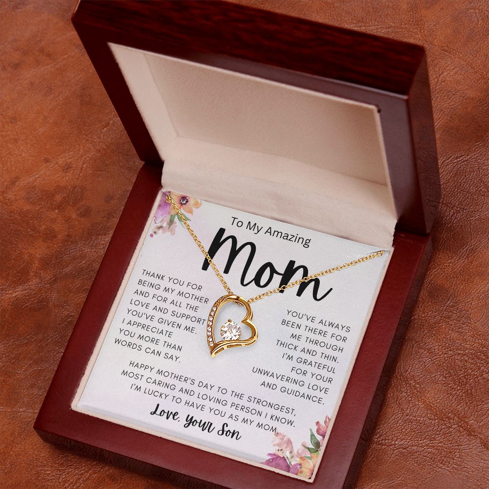 To My Amazing Mom | Forever Love Necklace
