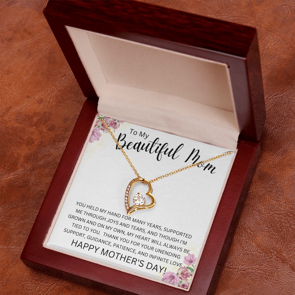 To My Beautiful Mom | Forever Love Necklace