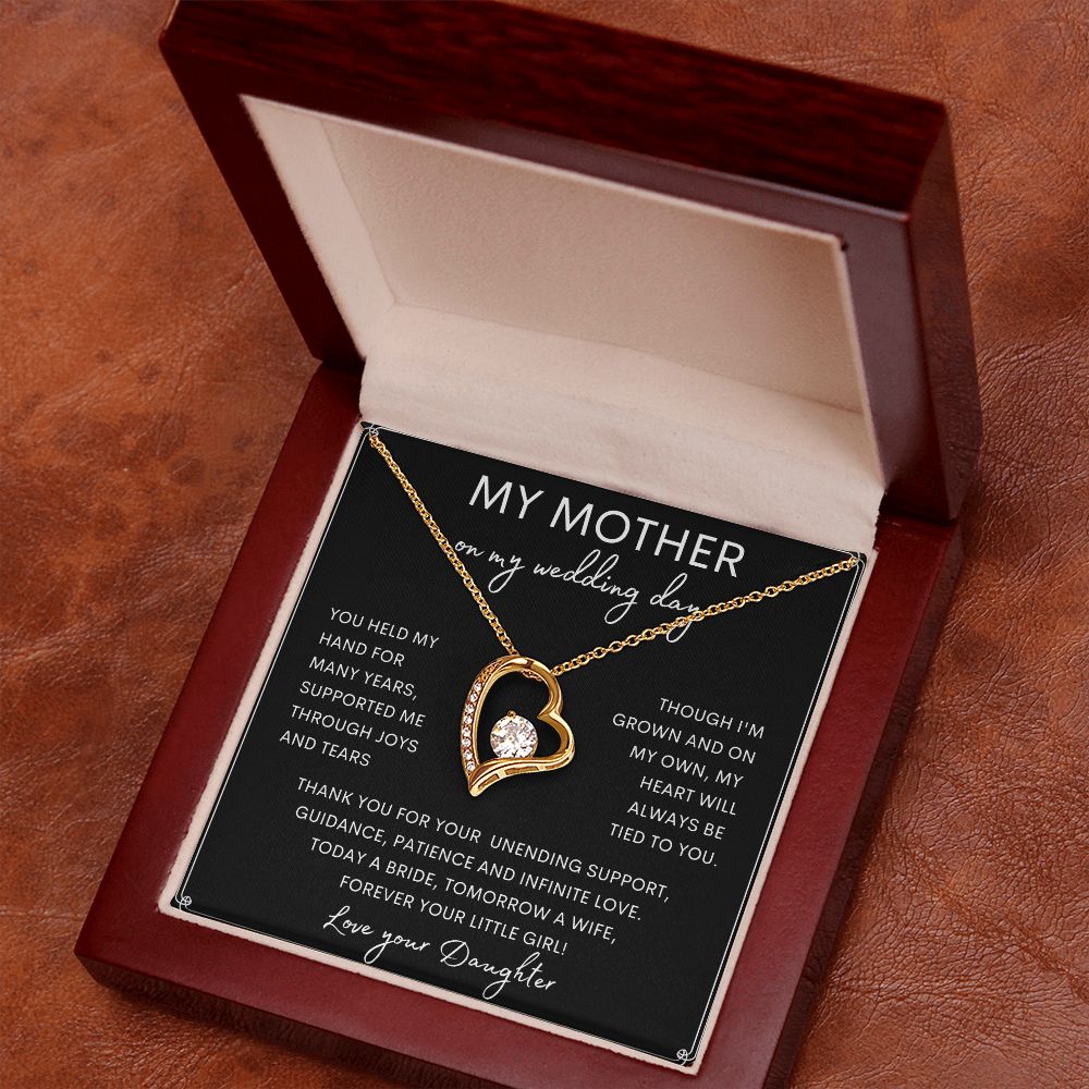 MY MOTHER | Forever Love Necklace | To Mom From Daughter, Daughter To Mom Gift, Mom Gift Idea, Wife Birthday Gift