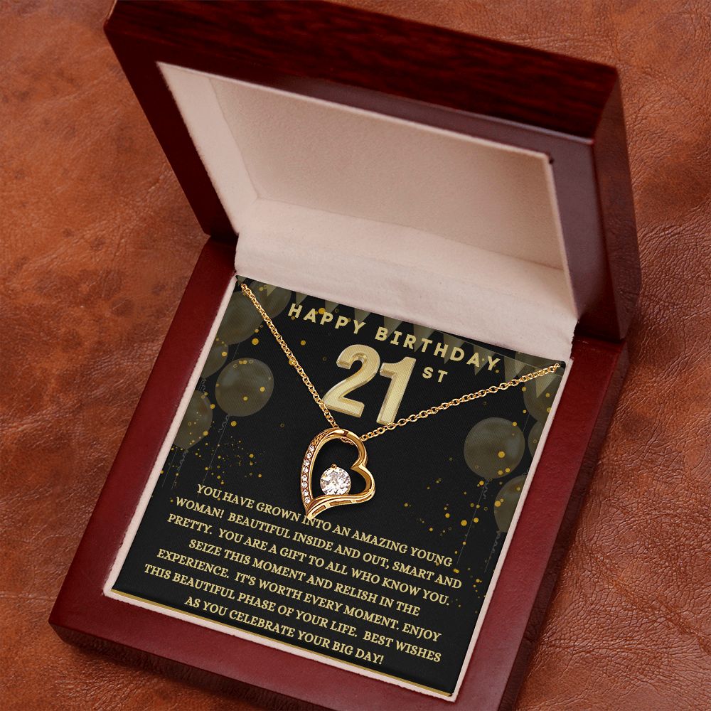 Happy 21st Birthday | Forever Love Necklace