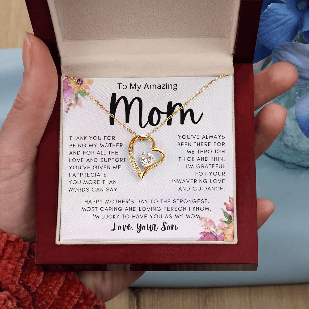 To My Amazing Mom | Forever Love Necklace