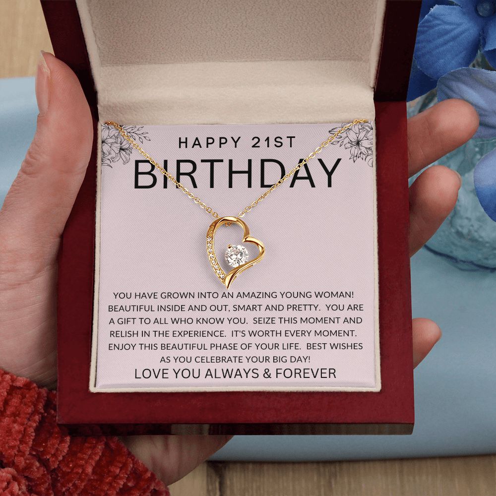 Happy 21st Birthday | Forever Love Necklace
