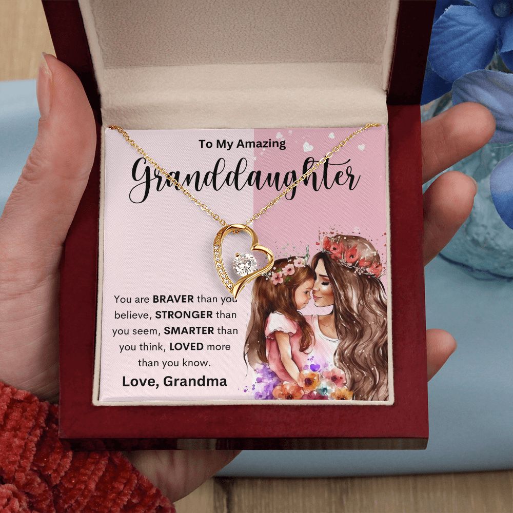 To My Amazing Granddaughter | Forever Love Necklace
