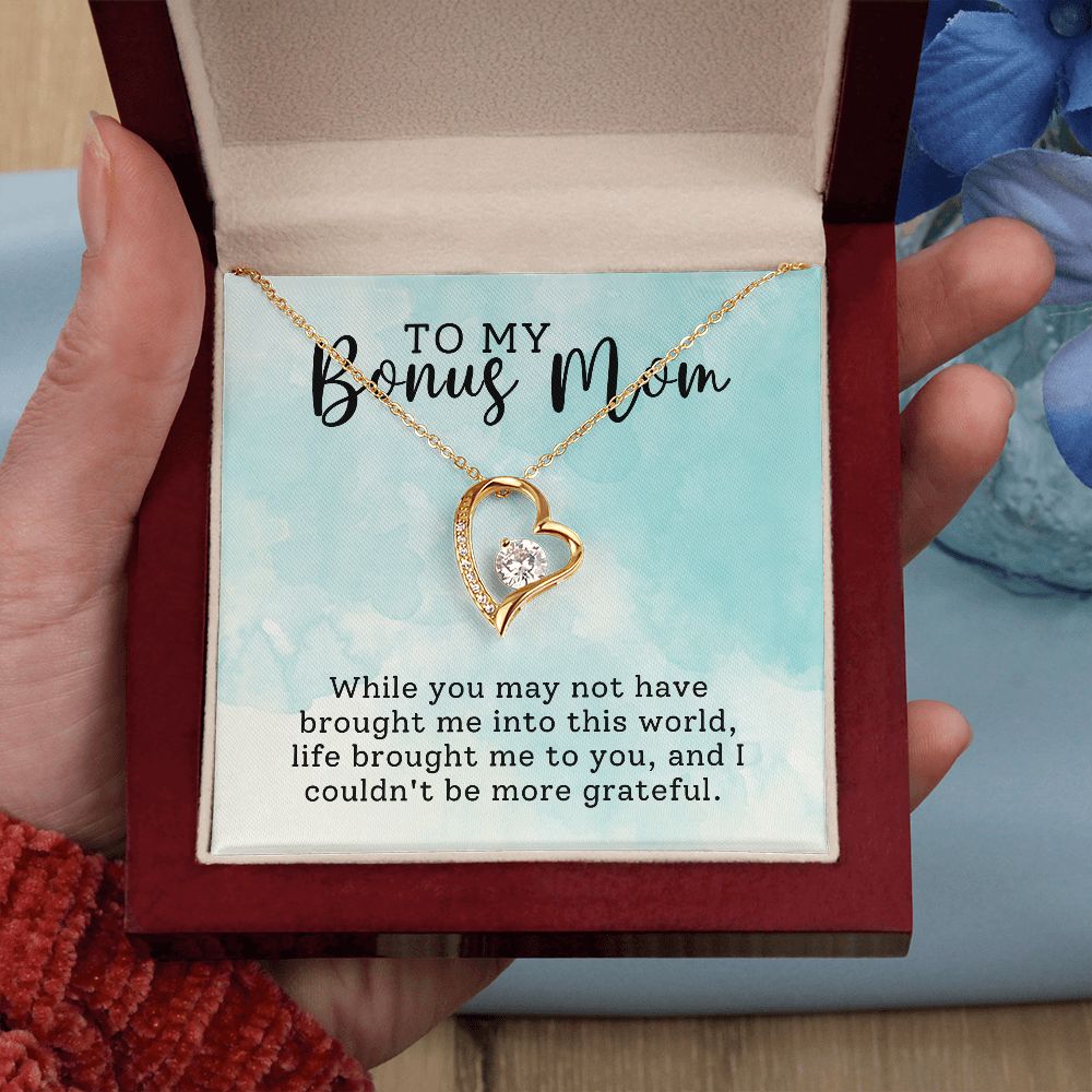 To My Bonus Mom | Forever Love Necklace