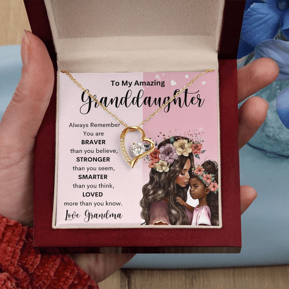 To My Amazing Granddaughter | Forever Love Necklace