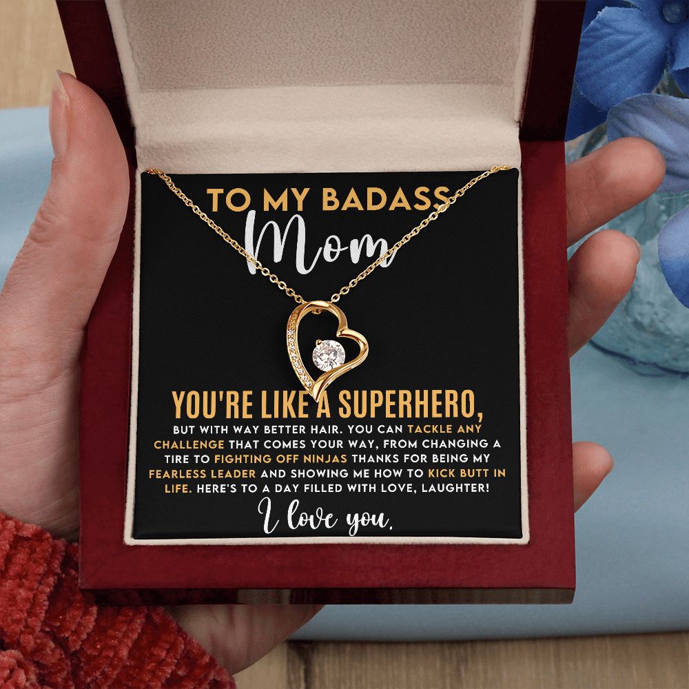 To My Badass Mom | Forever Love Necklace