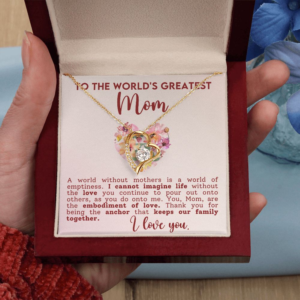 To the World's Greatest Mom | Forever Love Necklace