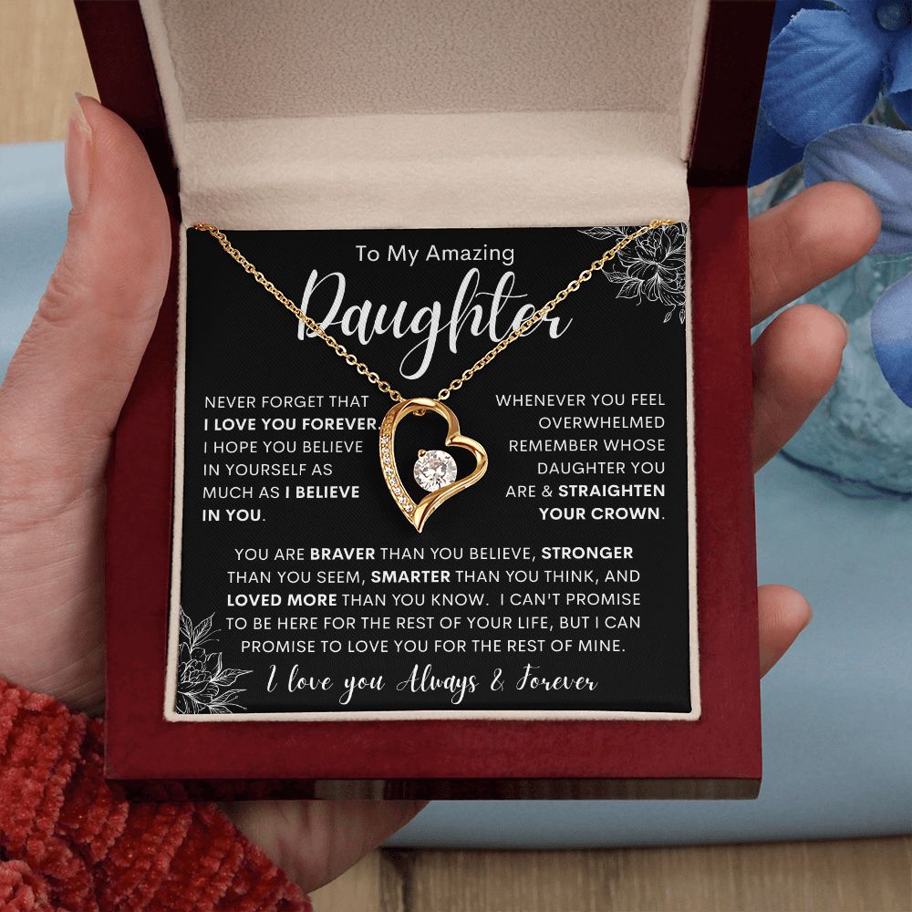 To My Amazing Daughter | Forever Love Necklace