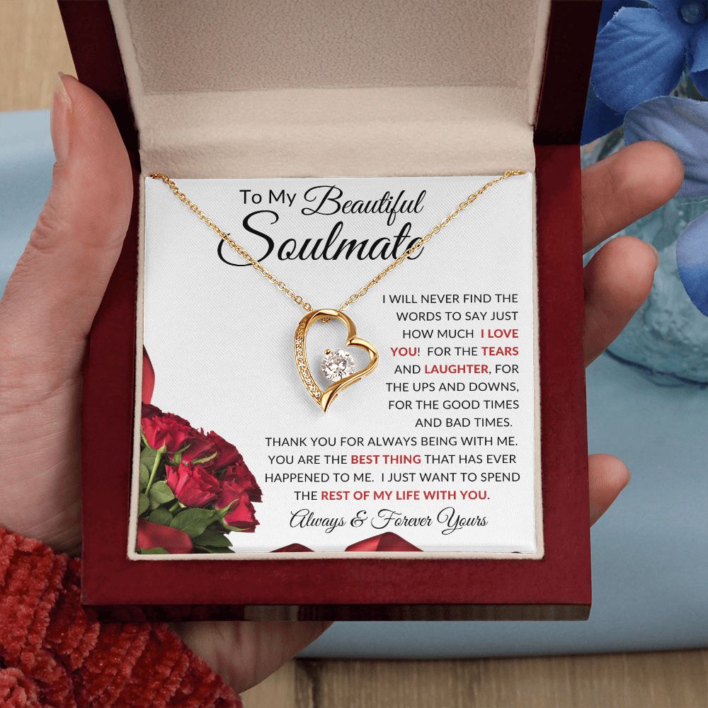 To My Beautiful Soulmate | Forever Love Necklace | Find The Words to Say