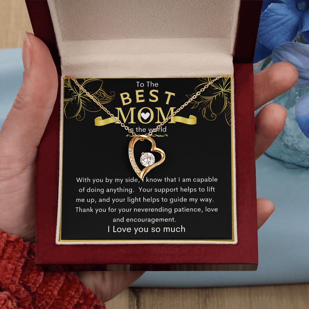 To the Best Mom in the World | Forever Love Necklace