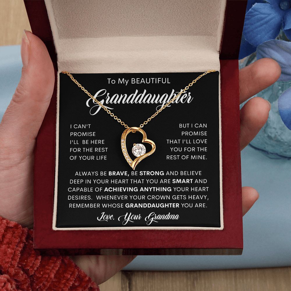 To My Beautiful Granddaughter | Forever Love Necklace