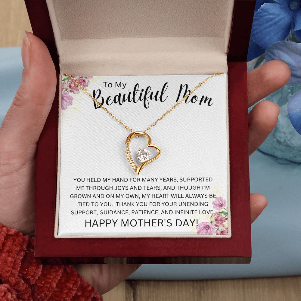 To My Beautiful Mom | Forever Love Necklace