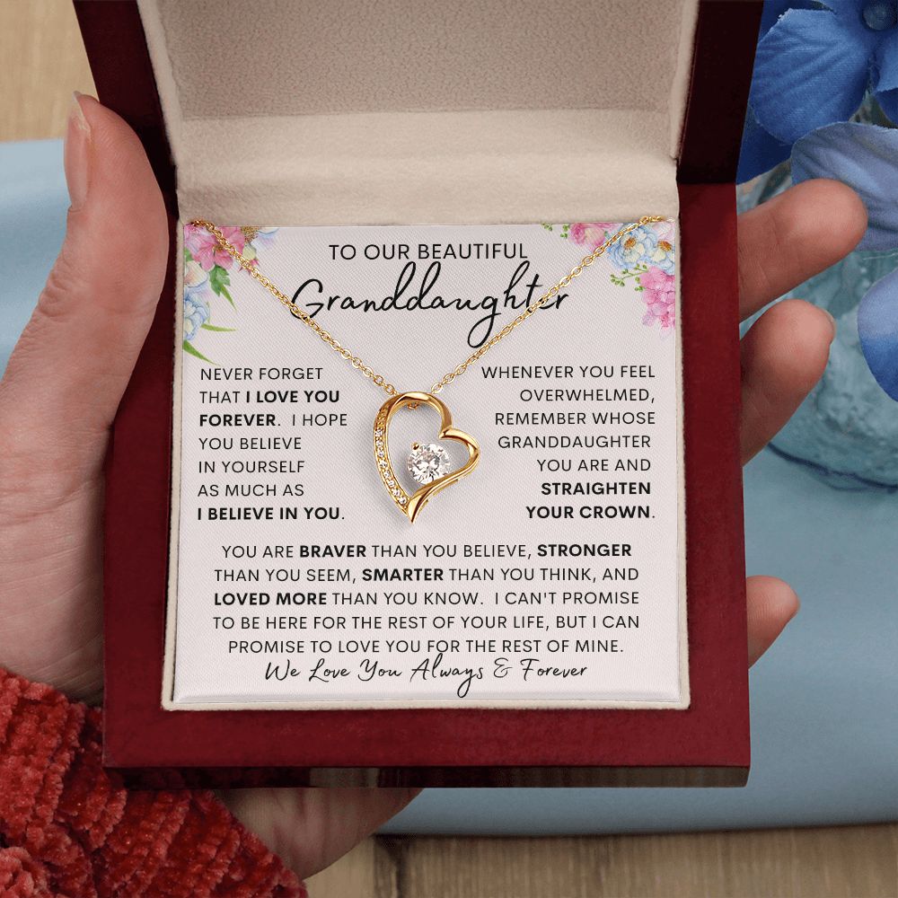 TO OUR BEAUTIFUL GRANDDAUGHTER | Granddaughter gift, To my granddaughter, Birthday gift, Gift from grandma, Gift from grandpa