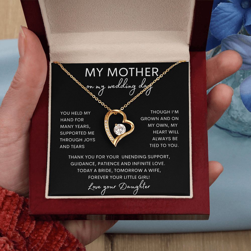 MY MOTHER | Forever Love Necklace | Mom Birthday Gift, Gift From Daughter, Mother Daughter Gift, Necklace For Mom, Mom Gift From Son