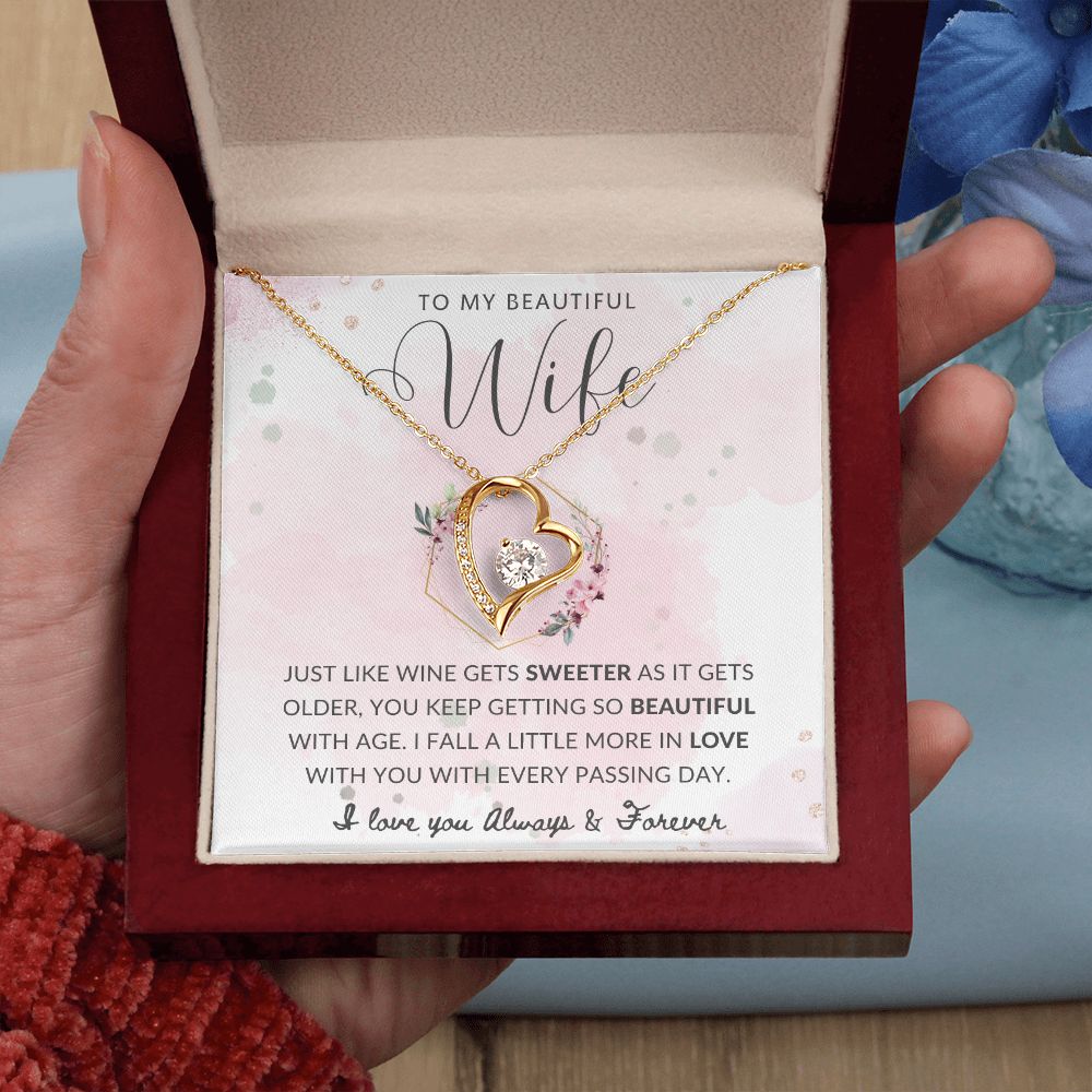 To My Beautiful Wife | Forever Love Necklace | So Beautiful