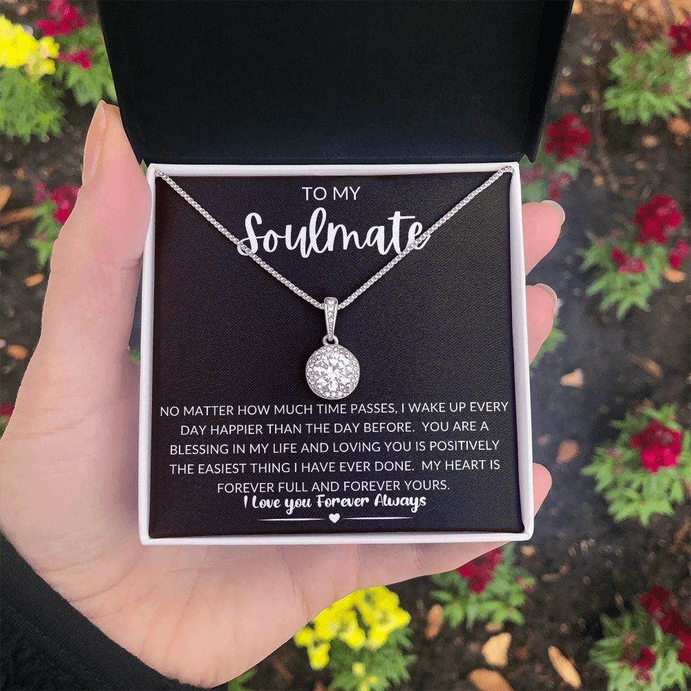 TO MY SOULMATE | Eternal Hope Necklace | To My Soulmate, Gift for soulmate, Anniversary gift, Girlfriend necklace, Gift for wife, Birthday gift
