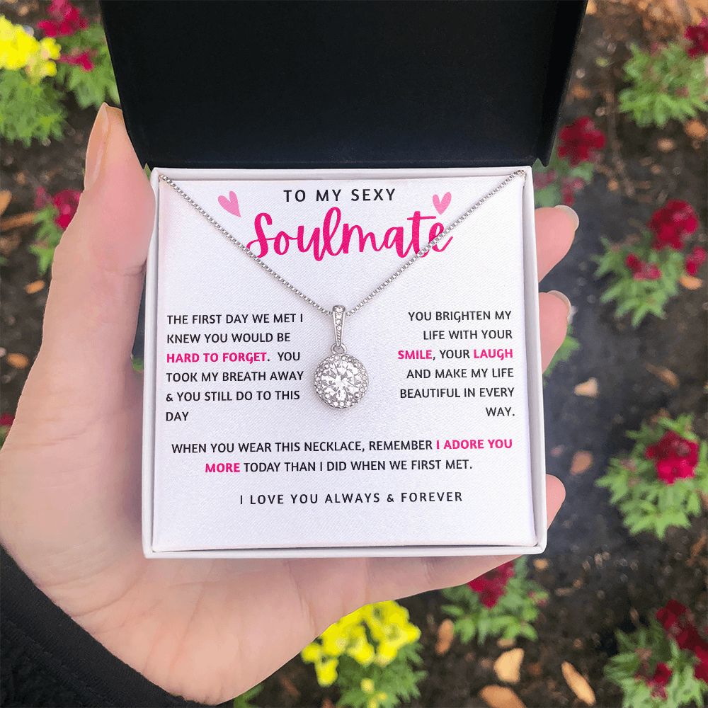 TO MY SEXY SOULMATE | Eternal Hope Necklace | To My Soulmate, Gift for soulmate, Anniversary gift, Girlfriend necklace, Gift for wife, Birthday gift