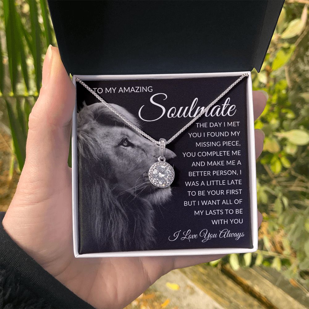 TO MY AMAZING SOULMATE | Eternal Hope Necklace | To My Soulmate, Gift for soulmate, Anniversary gift, Girlfriend necklace, Gift for wife, Birthday gift