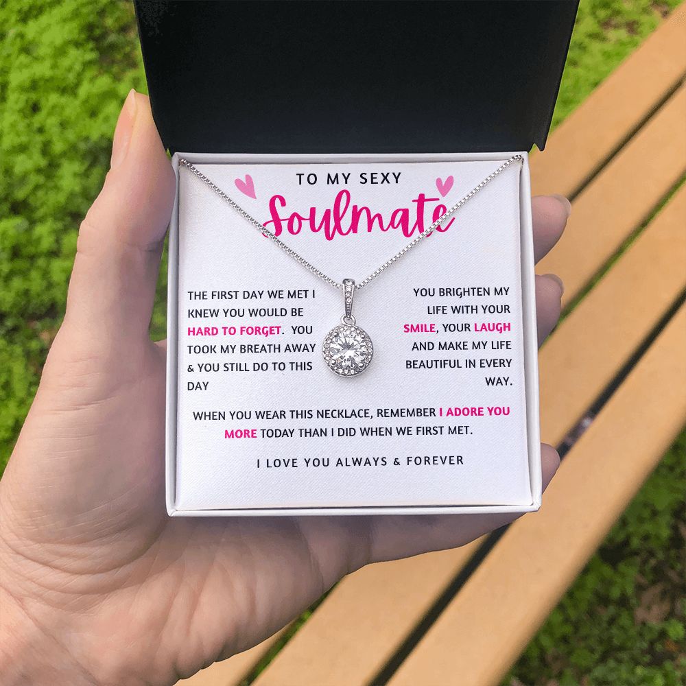 TO MY SEXY SOULMATE | Eternal Hope Necklace | To My Soulmate, Gift for soulmate, Anniversary gift, Girlfriend necklace, Gift for wife, Birthday gift