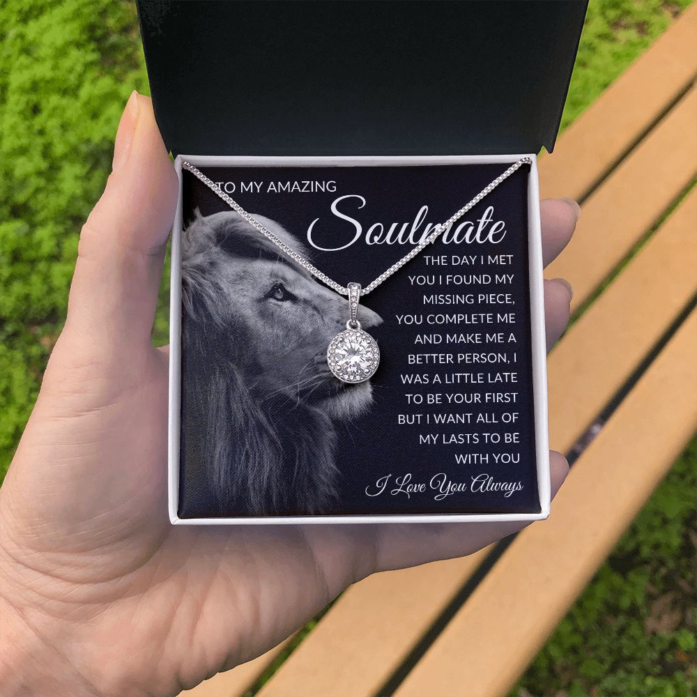 TO MY AMAZING SOULMATE | Eternal Hope Necklace | To My Soulmate, Gift for soulmate, Anniversary gift, Girlfriend necklace, Gift for wife, Birthday gift