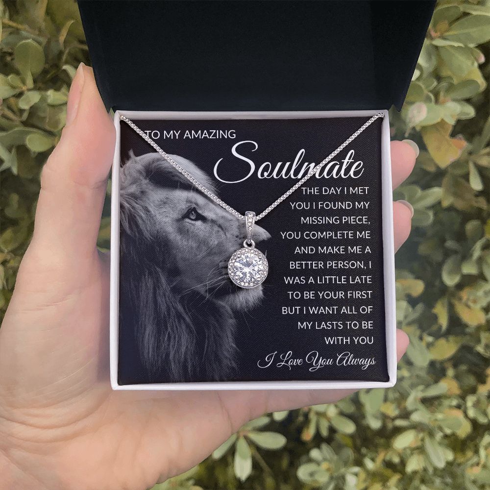 TO MY AMAZING SOULMATE | Eternal Hope Necklace | To My Soulmate, Gift for soulmate, Anniversary gift, Girlfriend necklace, Gift for wife, Birthday gift