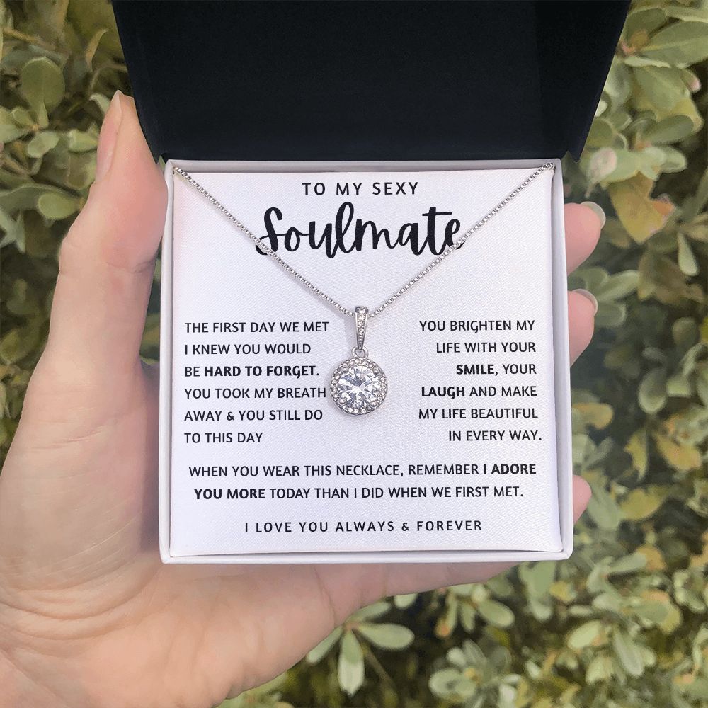 TO MY SEXY SOULMATE | Eternal Hope Necklace | To My Soulmate, Gift for soulmate, Anniversary gift, Girlfriend necklace, Gift for wife, Birthday gift