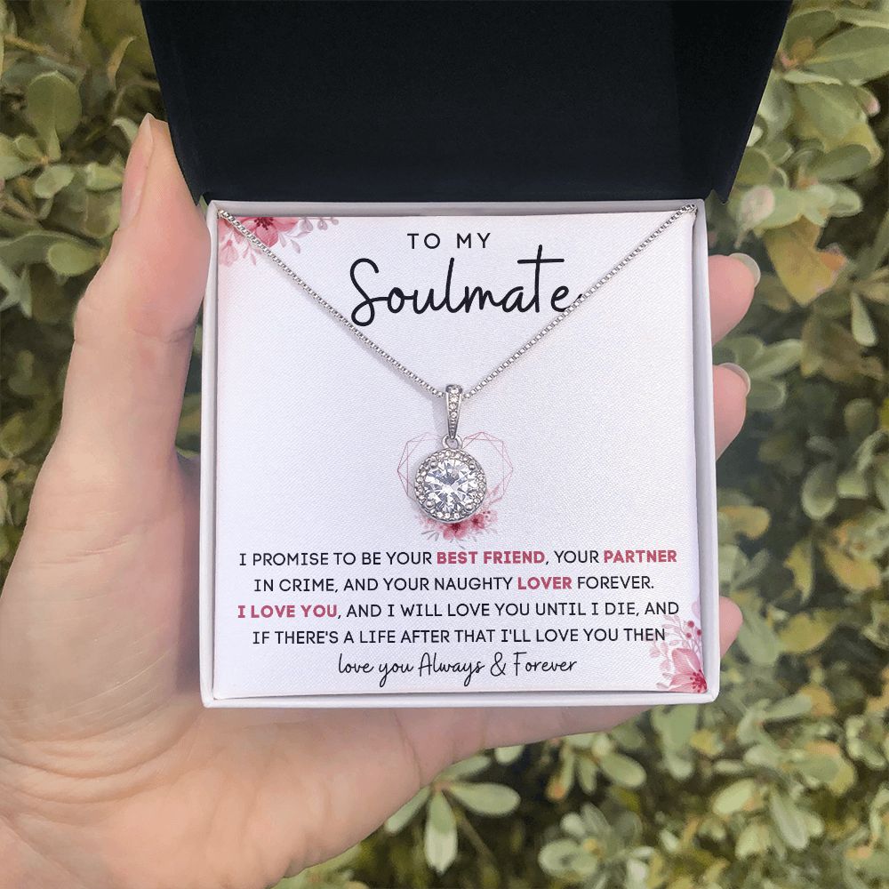 TO MY SOULMATE | Eternal Hope Necklace | Gift for soulmate, Anniversary gift, Girlfriend necklace, Gift for wife, Birthday gift