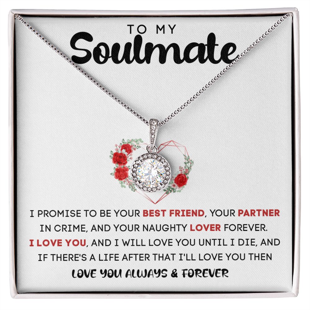 TO MY SOULMATE | Eternal Hope Necklace | Gift for soulmate, Anniversary gift, Girlfriend necklace, Gift for wife, Birthday gift