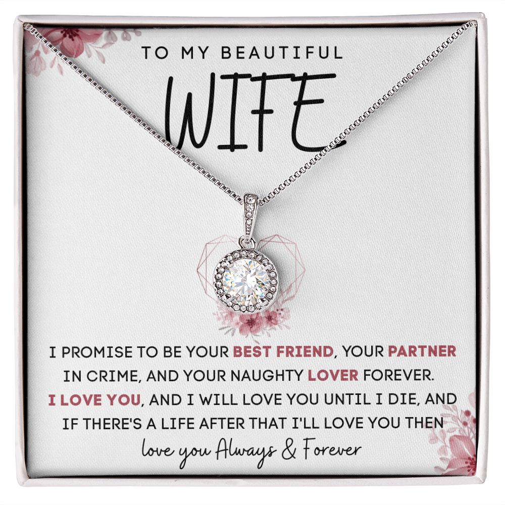 TO MY BEAUTIFUL WIFE | Eternal Hope Necklace | BEST FRIEND PARTNER