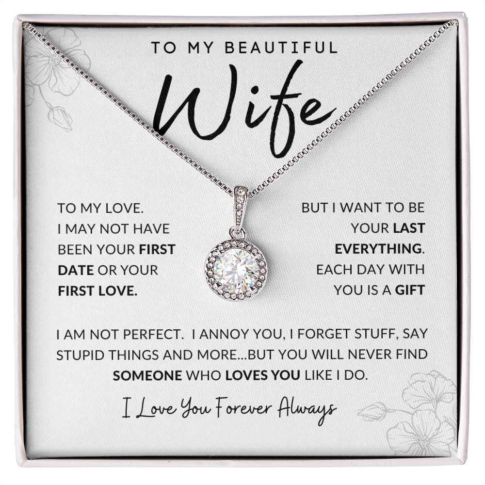 To My Beautiful Wife | Eternal Hope Necklace | First Date First Love