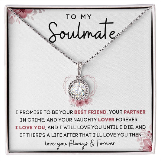 TO MY SOULMATE | Eternal Hope Necklace | Gift for soulmate, Anniversary gift, Girlfriend necklace, Gift for wife, Birthday gift
