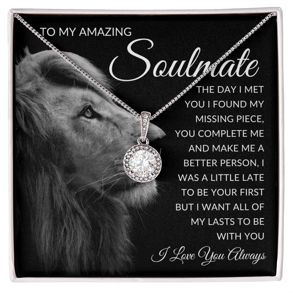 TO MY AMAZING SOULMATE | Eternal Hope Necklace | To My Soulmate, Gift for soulmate, Anniversary gift, Girlfriend necklace, Gift for wife, Birthday gift