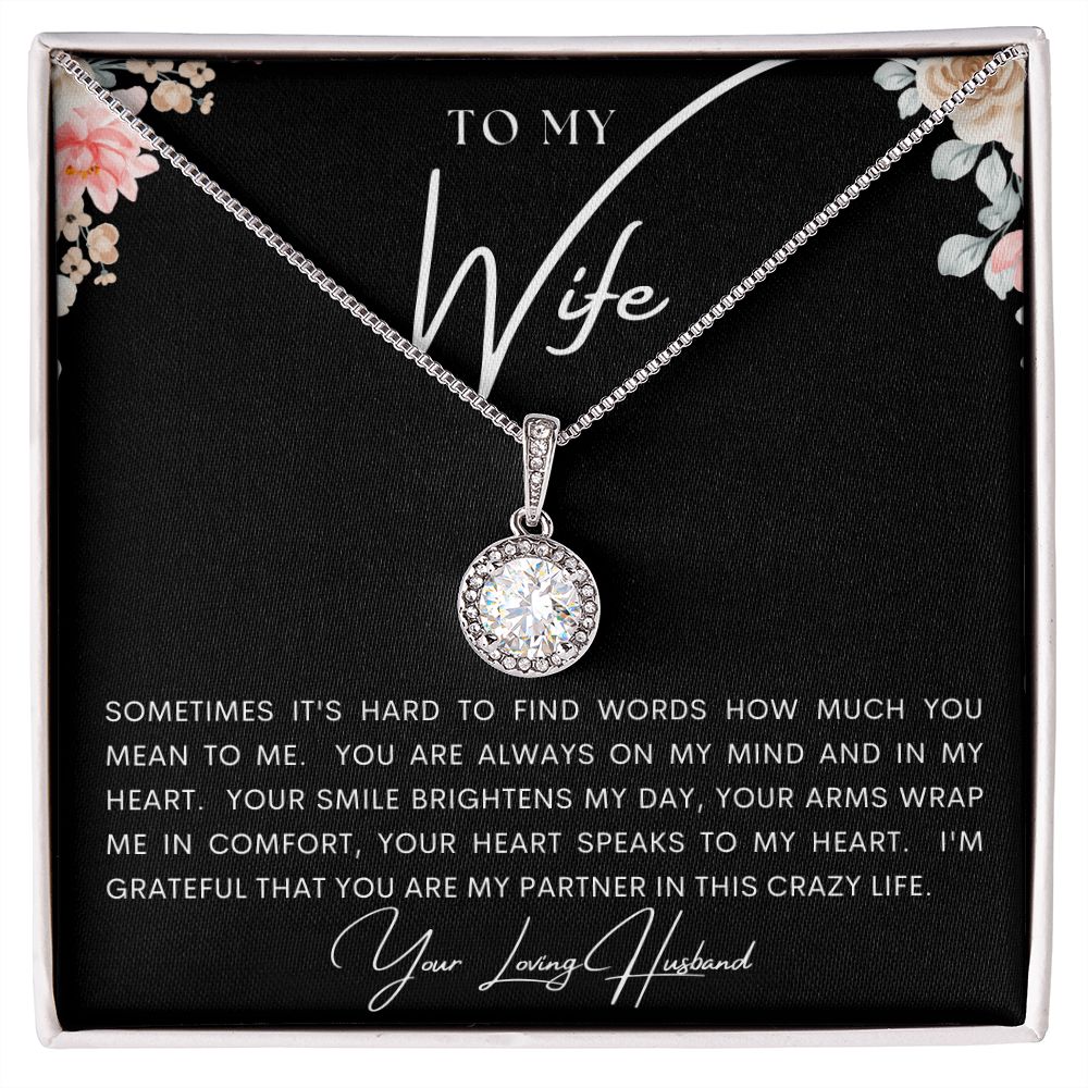 TO MY WIFE | Eternal Hope Necklace | PARTNER IN LIFE