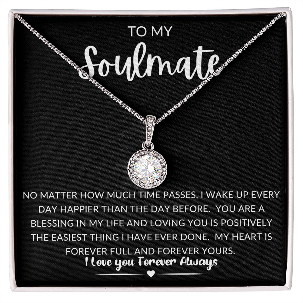 TO MY SOULMATE | Eternal Hope Necklace | To My Soulmate, Gift for soulmate, Anniversary gift, Girlfriend necklace, Gift for wife, Birthday gift
