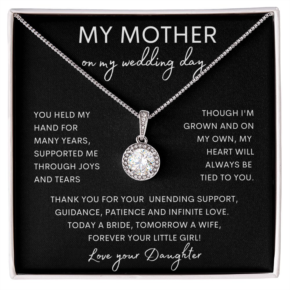MY MOTHER | Eternal Hope Necklace | Mom Birthday Gift, Gift From Daughter, Mother Daughter Gift, Necklace For Mom, Mom Gift From Son