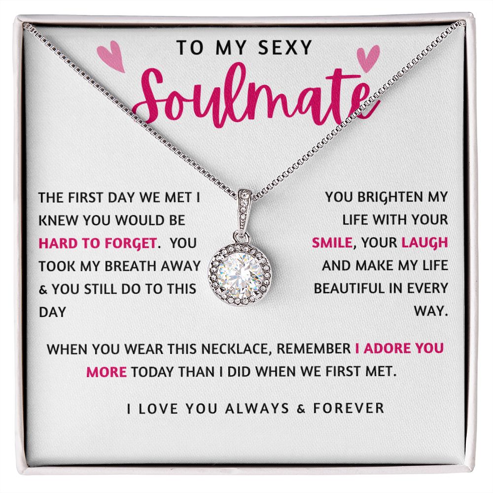 TO MY SEXY SOULMATE | Eternal Hope Necklace | To My Soulmate, Gift for soulmate, Anniversary gift, Girlfriend necklace, Gift for wife, Birthday gift