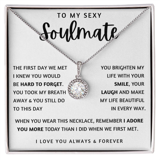 TO MY SEXY SOULMATE | Eternal Hope Necklace | To My Soulmate, Gift for soulmate, Anniversary gift, Girlfriend necklace, Gift for wife, Birthday gift