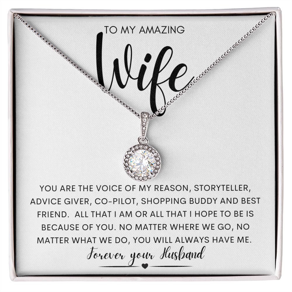 TO MY AMAZING WIFE | Eternal Hope Necklace | To My Wife Gifts, Gift for wife, Anniversary gift, Necklace for wife, Birthday gift, Wife gift ideas