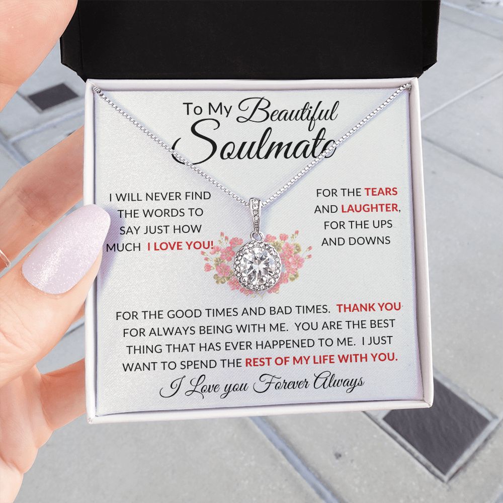 To My Beautiful Soulmate | Eternal Hope Necklace | I Will Never Find
