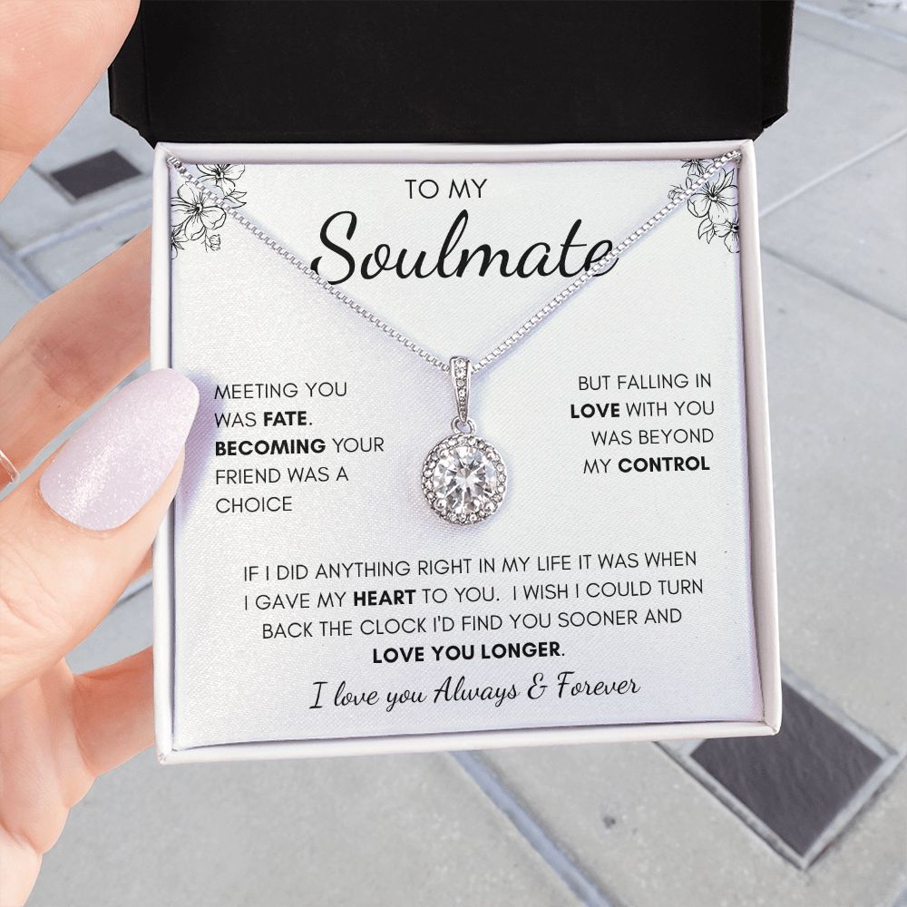 To My Soulmate | Eternal Hope Necklace | I Gave My Heart To You