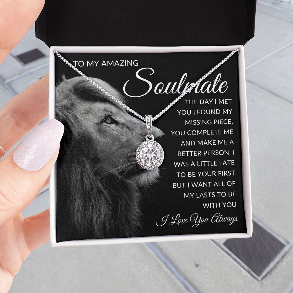 TO MY AMAZING SOULMATE | Eternal Hope Necklace | To My Soulmate, Gift for soulmate, Anniversary gift, Girlfriend necklace, Gift for wife, Birthday gift