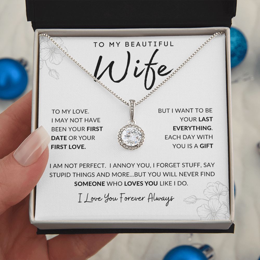 To My Beautiful Wife | Eternal Hope Necklace | First Date First Love