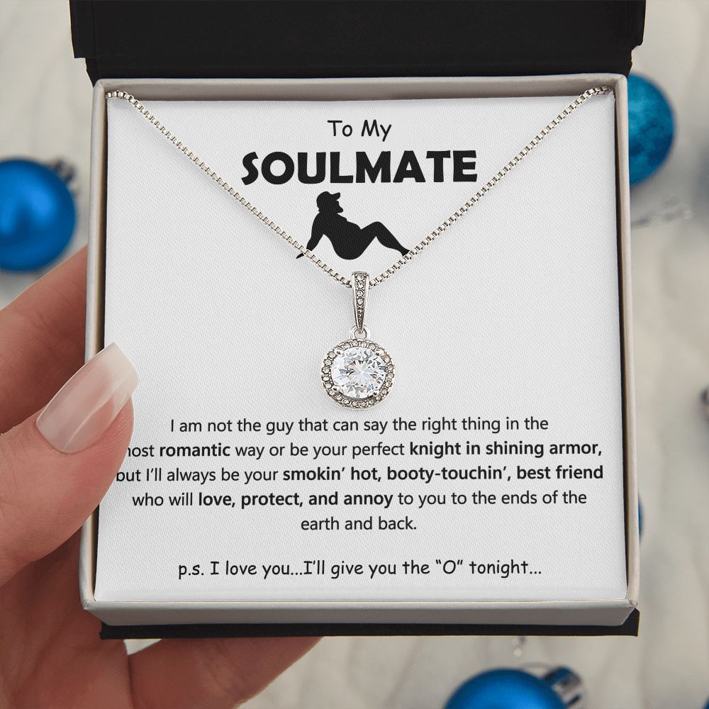 TO M Y SOULMATE | Eternal Hope Necklace | Soulmate necklace, Soulmate gift, Anniversary gift, Wife necklace, Gift for her