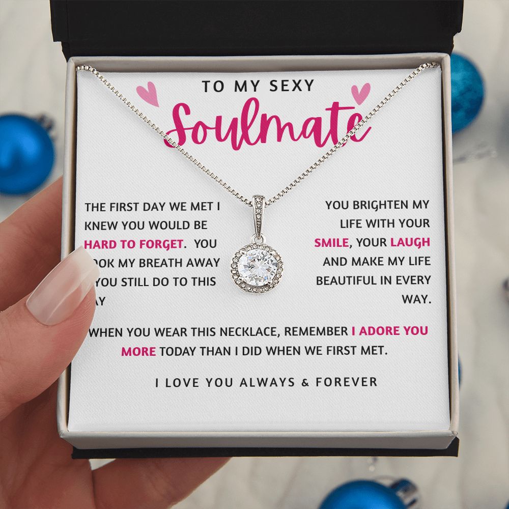 TO MY SEXY SOULMATE | Eternal Hope Necklace | To My Soulmate, Gift for soulmate, Anniversary gift, Girlfriend necklace, Gift for wife, Birthday gift